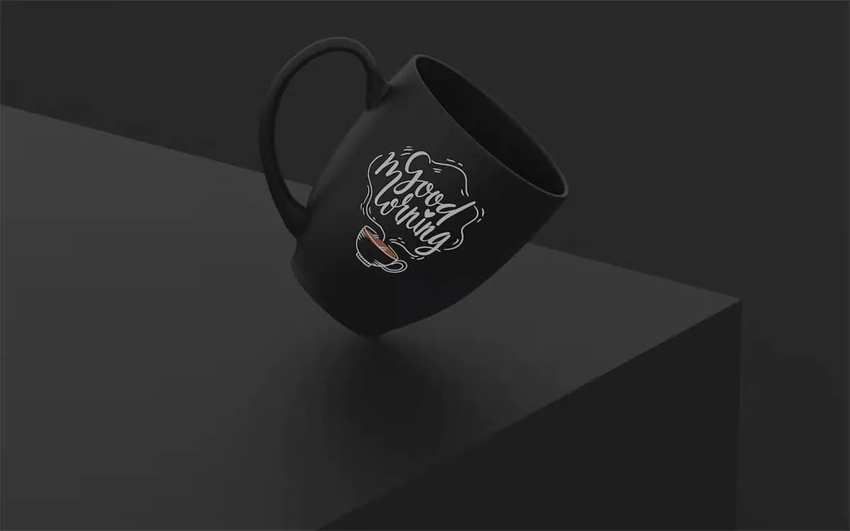 موکاپ فنجان سرامیکی — تصویر ۴