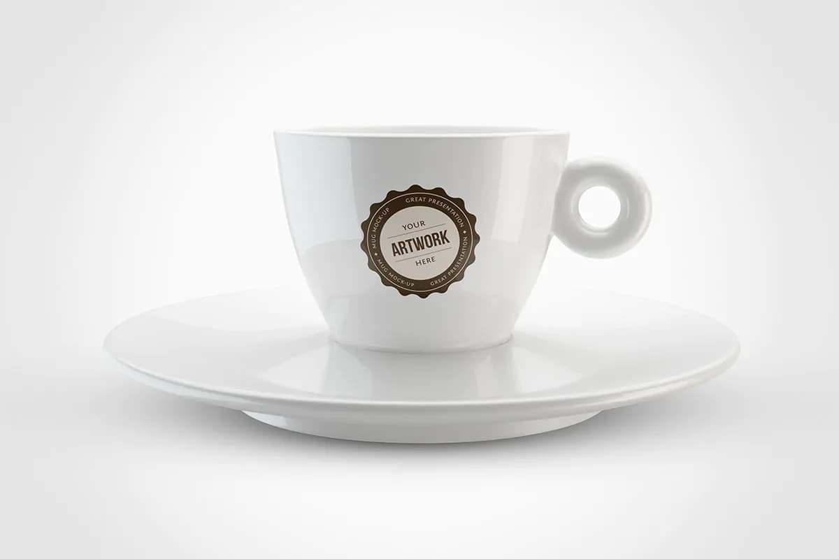 موکاپ فنجان و ماگ سرامیکی — تصویر ۵