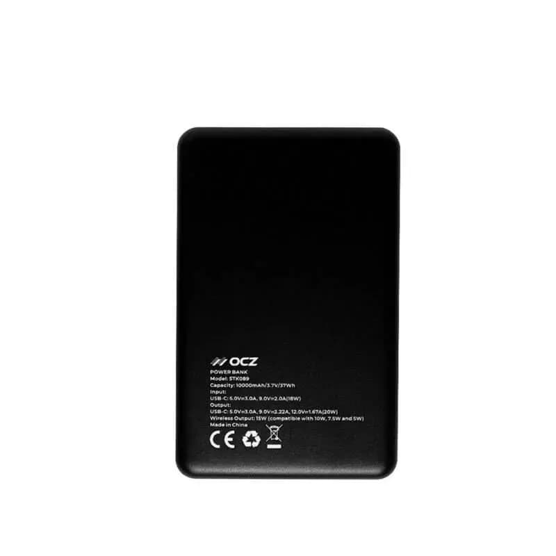 پاوربانک بیسیم OCZ همراه کابل Type-C to Type-C/آداپتور شارژر 30 وات — تصویر ۴