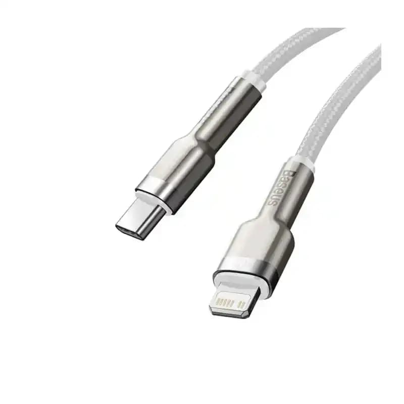 کابل شارژ Type-C to iP باسئوس مدل Cafule Series Metal با طول 2 متر 20 وات — تصویر ۲