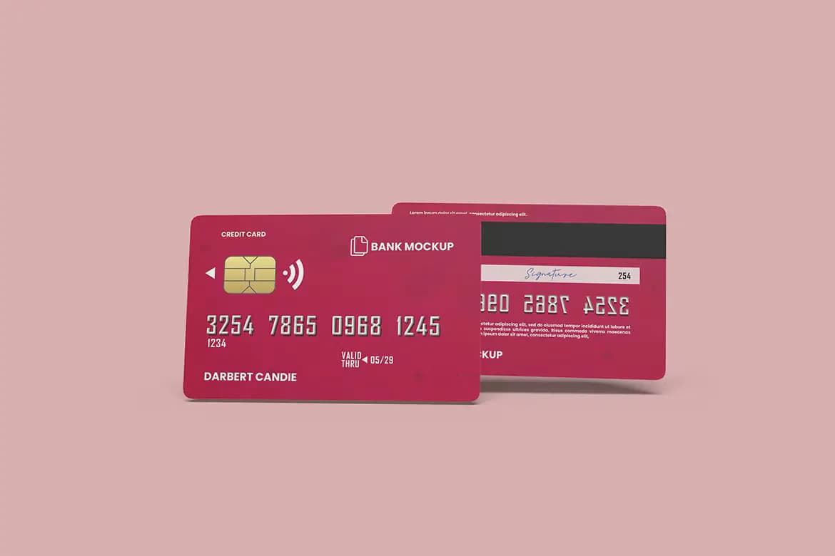 موکاپ کارت اعتباری — تصویر ۷