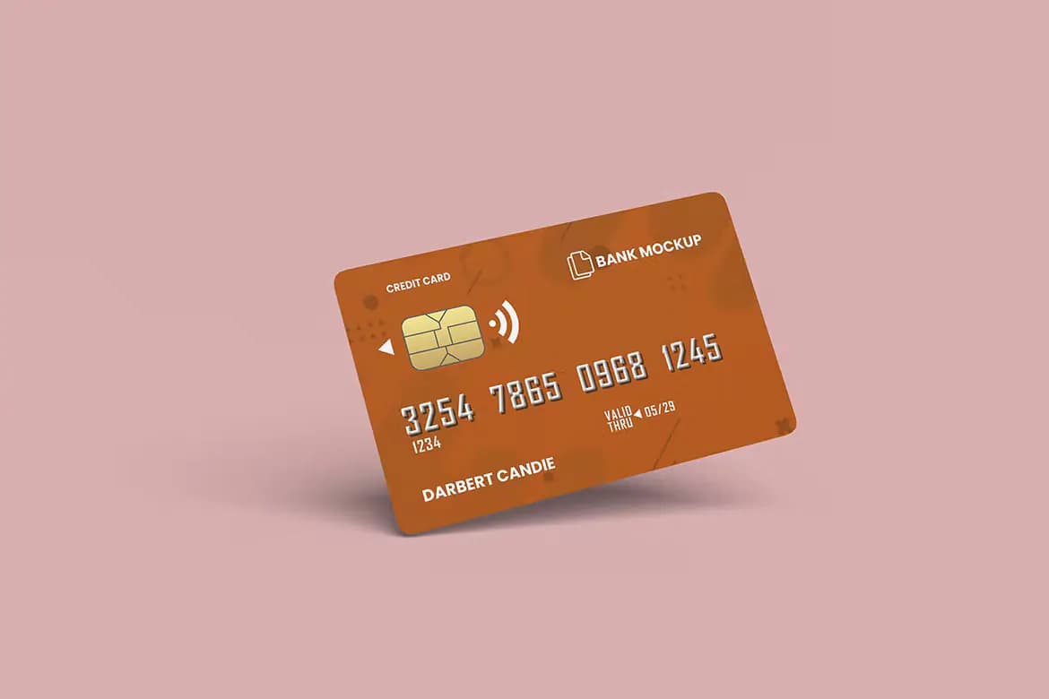 موکاپ کارت اعتباری — تصویر ۶