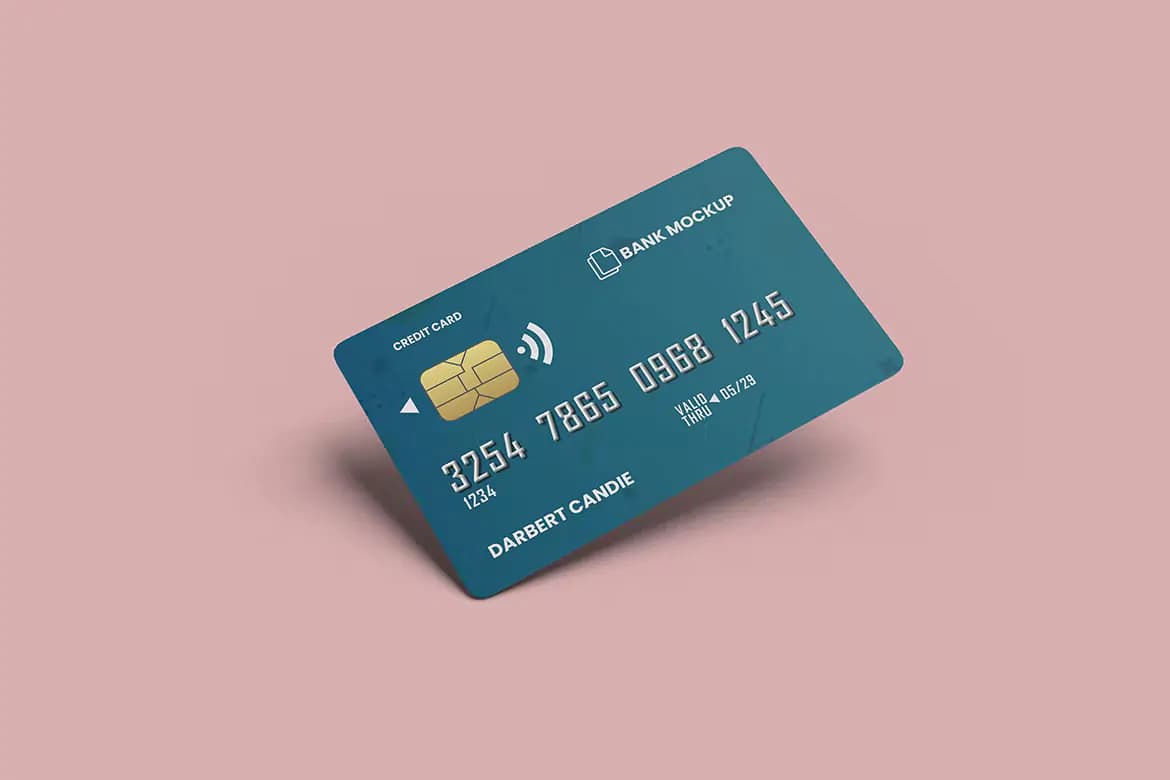 موکاپ کارت اعتباری — تصویر ۵