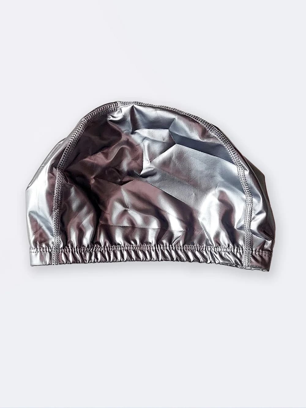 کلاه استخر شنا زنانه و مردانه فومی مارک اسپیدو ( Speedo ) طرح ساده طوسی رنگ — تصویر ۲