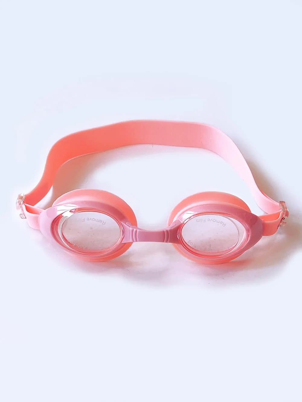 عینک شنا دخترانه با ۳ پل بینی اسپیدو ( Speedo ) بچه گانه صورتی گلبهی رنگ — تصویر ۲