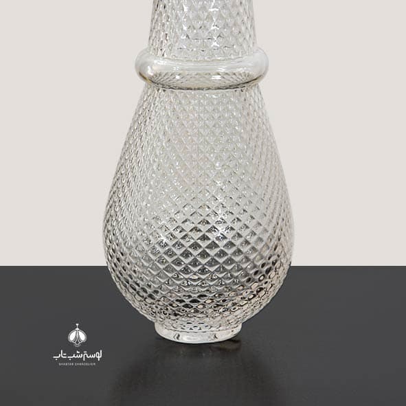 ستون ( سوراهی ) باکارات بزرگ 30 سانت بی رنگ — تصویر ۲