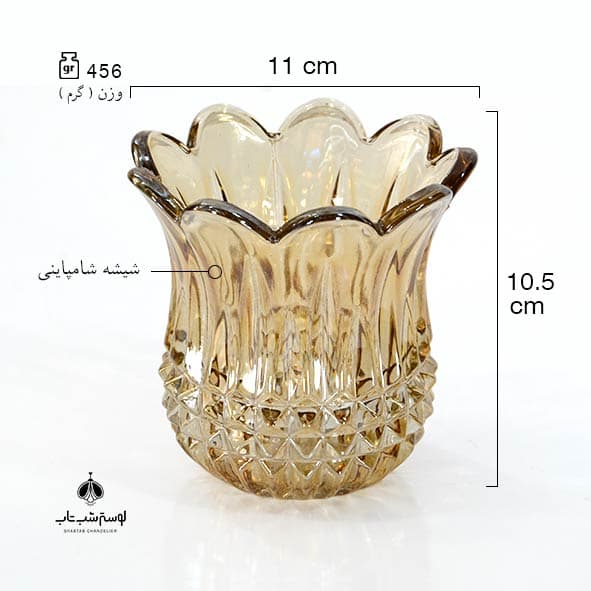 لاله باکارا متوسط شامپاینی لیزری — تصویر ۳