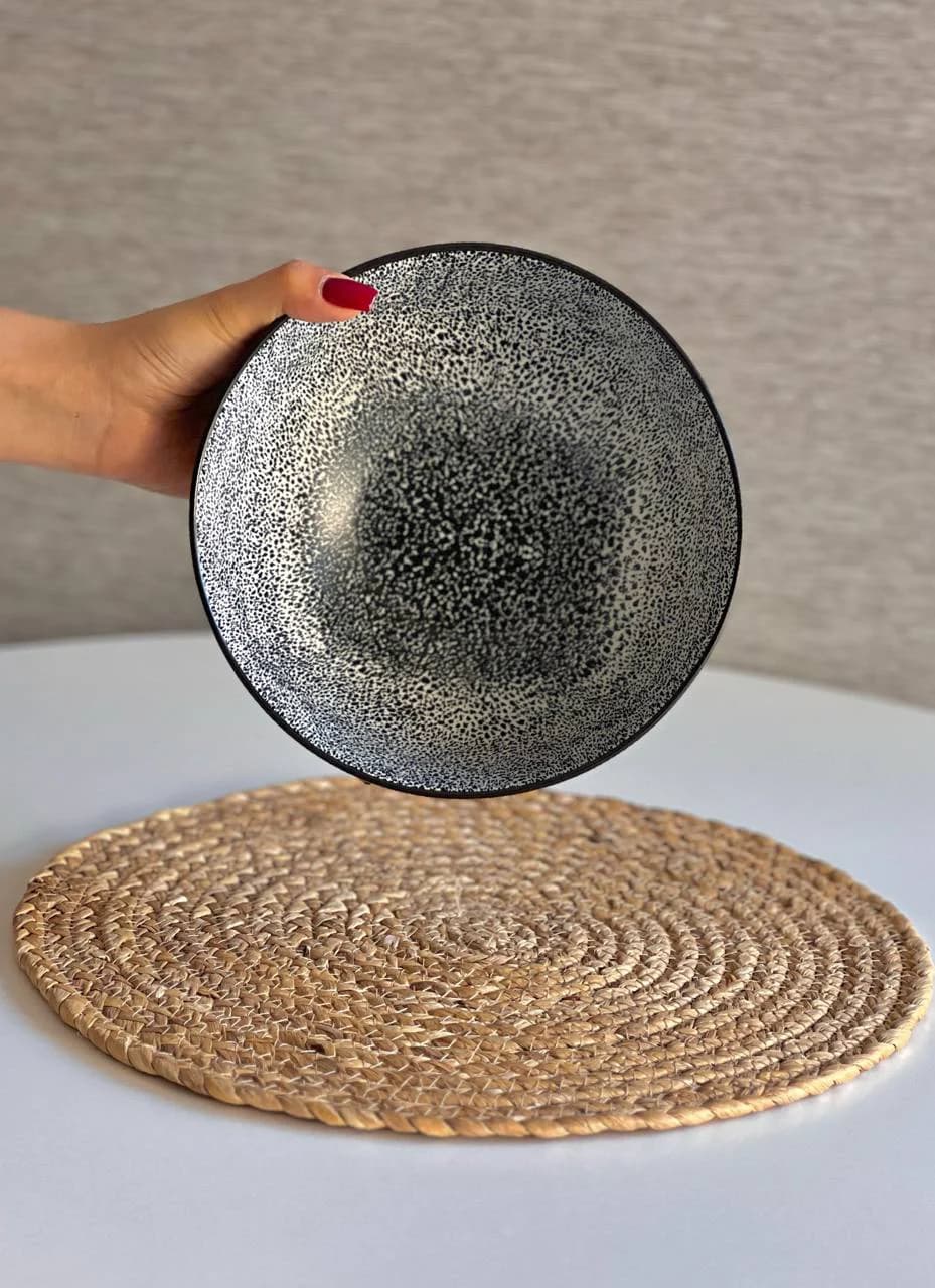 کاسه سالاد زاراهوم کد 23294 طرح دون دون مشکی — تصویر ۲