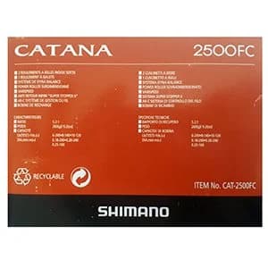 چرخ ماهیگیری SHIMANO مدل CATANA 2500FC — تصویر ۳