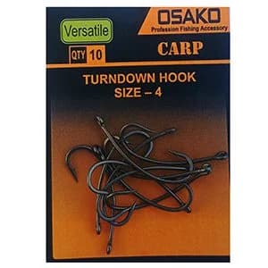 قلاب ماهیگیری OSAKO مدل TURNDOWN سایز 4 بسته 10 عددی — تصویر ۲