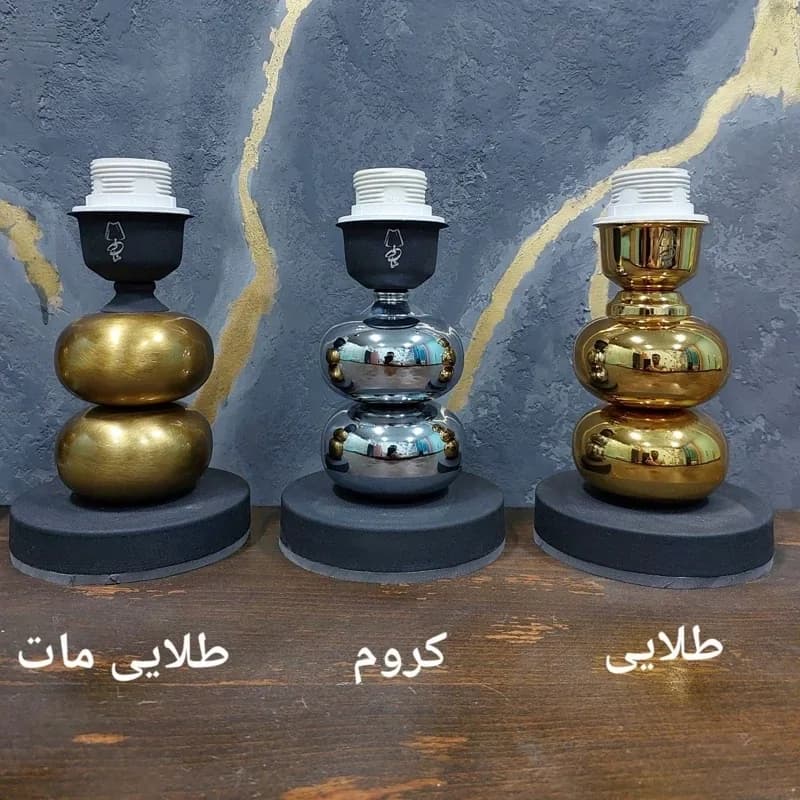 آباژور رومیزی مدل چرخی دوبل — تصویر ۲