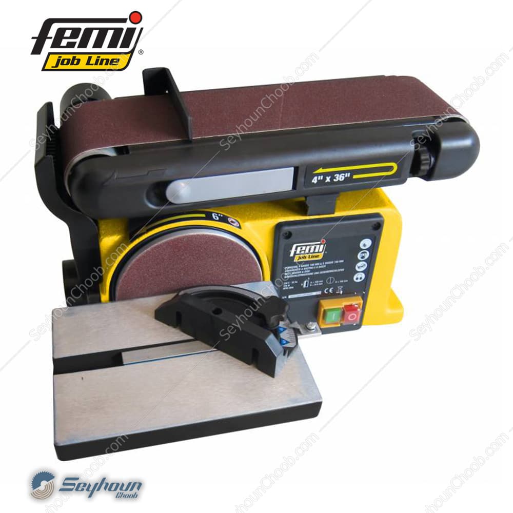 دستگاه سنباده رومیزی نواری و گرد 370 وات فمی مدل 8286220 – Femi BD 31-462 — تصویر ۲