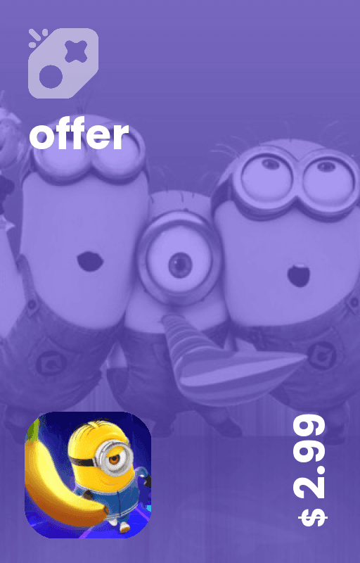 آفر 3 دلاری Minion Rush