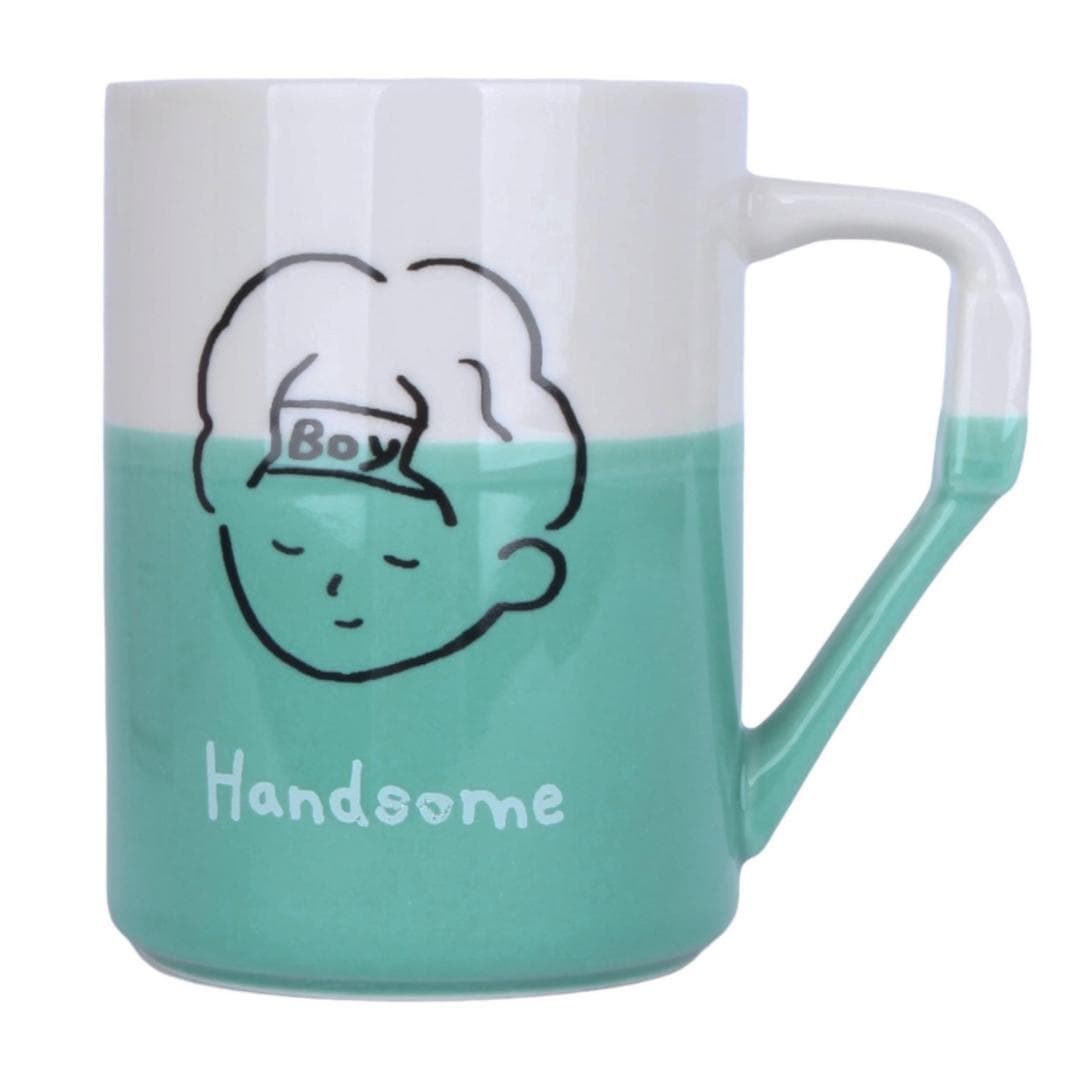 ماگ طرح پسر Handsome مدل دو رنگ کد 4255