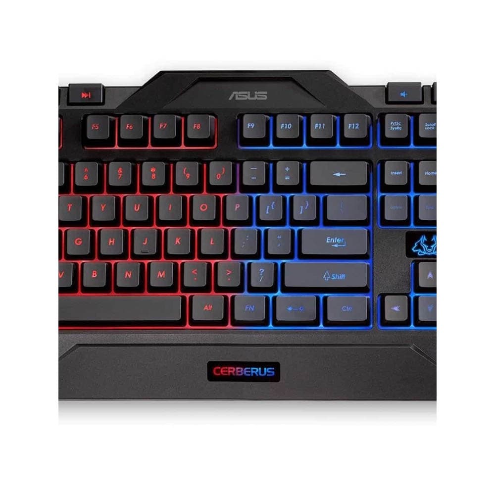 کیبورد مخصوص بازی ایسوس ASUS Cerberus Gaming Keyboard — تصویر ۲