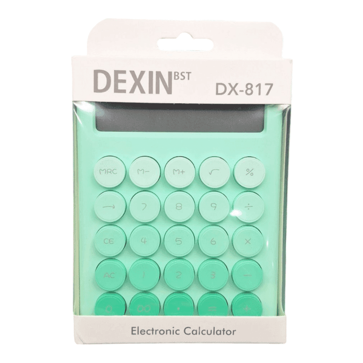 ماشین حساب رنگی کد DX-817 — تصویر ۷