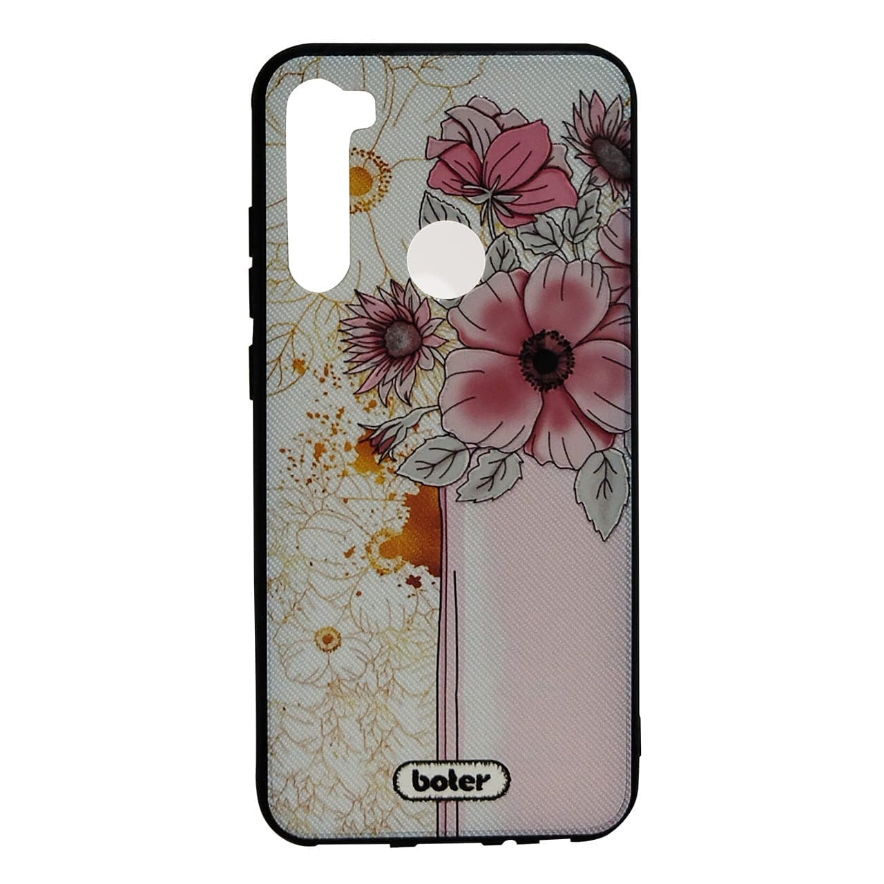 کاور کد 8901 مناسب برای گوشی موبایل شیائومی Redmi Note 8 طرح گل