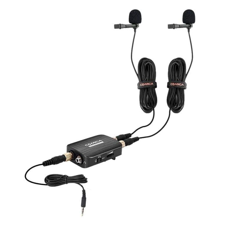 میکروفن یقه ای کامیکا مدل DUAL.LAV-D03 (پلمپ و یک سال گارانتی اصلی)