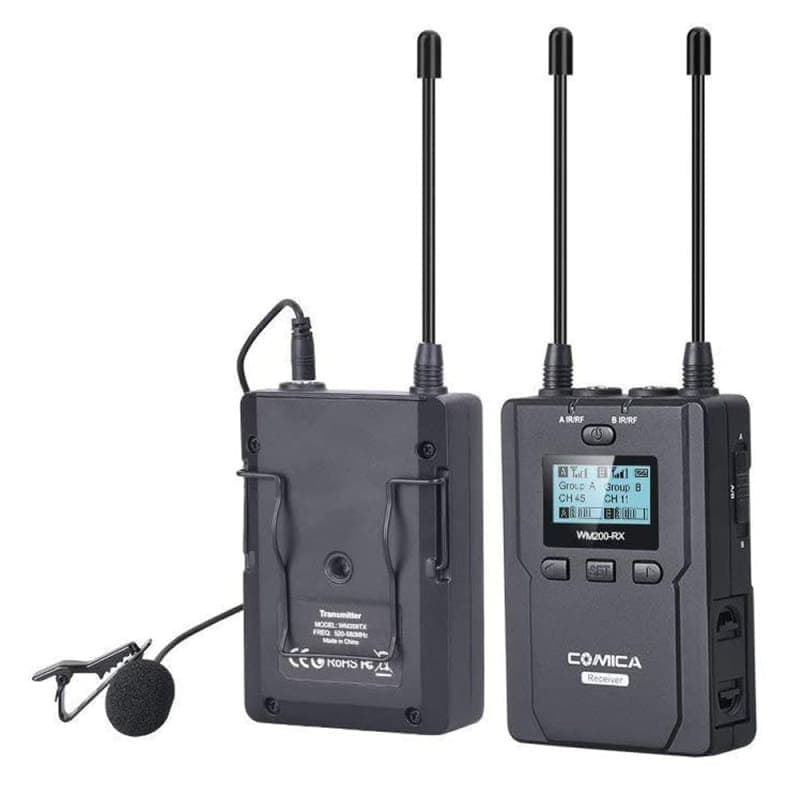 میکروفون بی سیم کامیکا مدل CVM-WM200C (پلمپ و یک سال گارانتی اصلی)