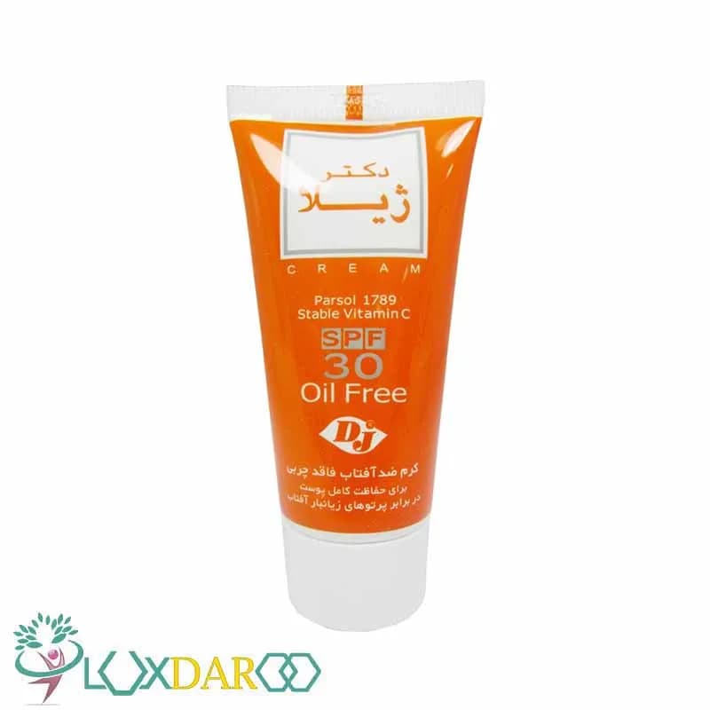 کرم ضد آفتاب دکتر ژیلا SPF30 رنگی فاقد چربی — تصویر ۶