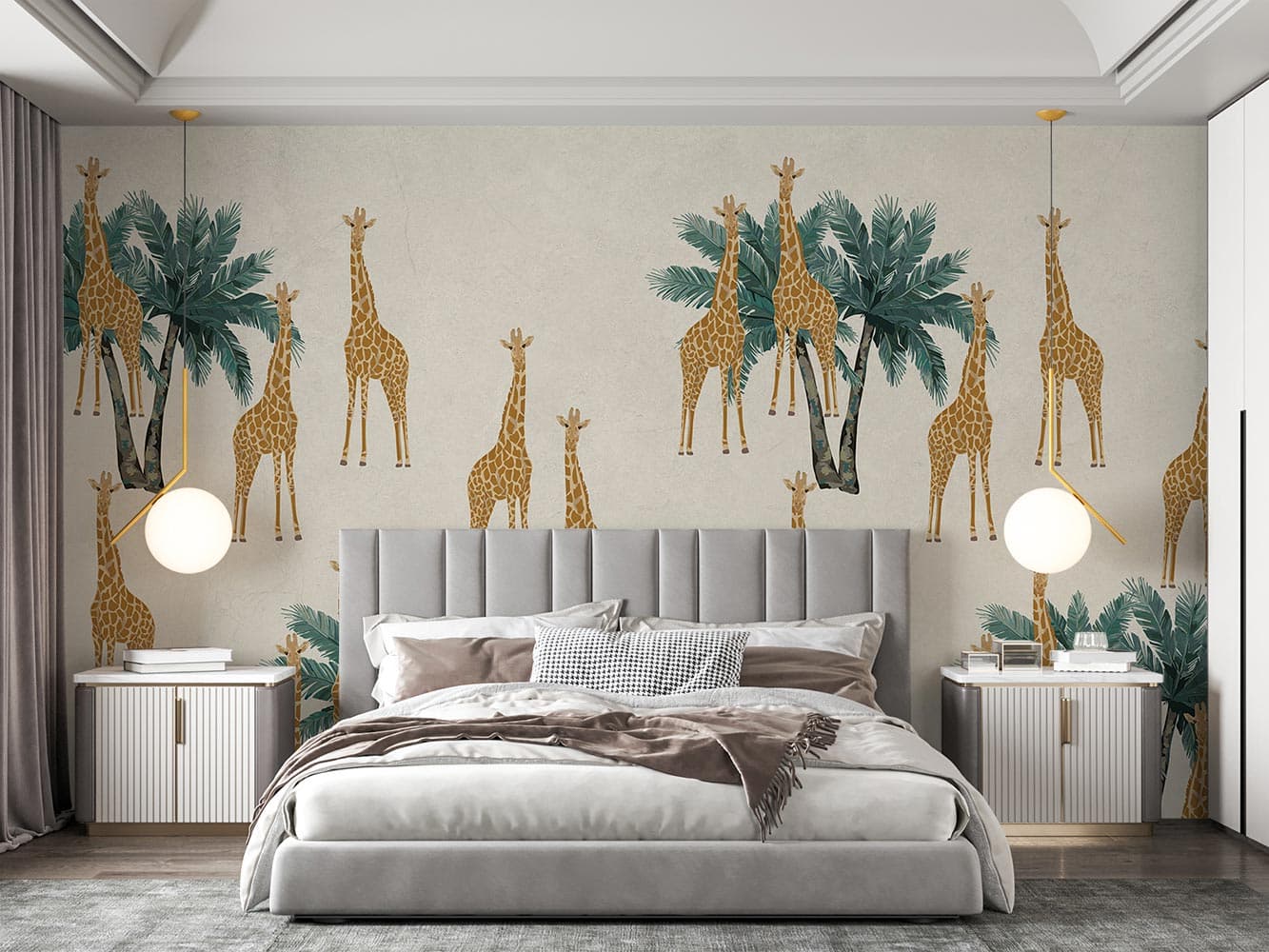 پوستر دیواری زرافه سافاری W10248600