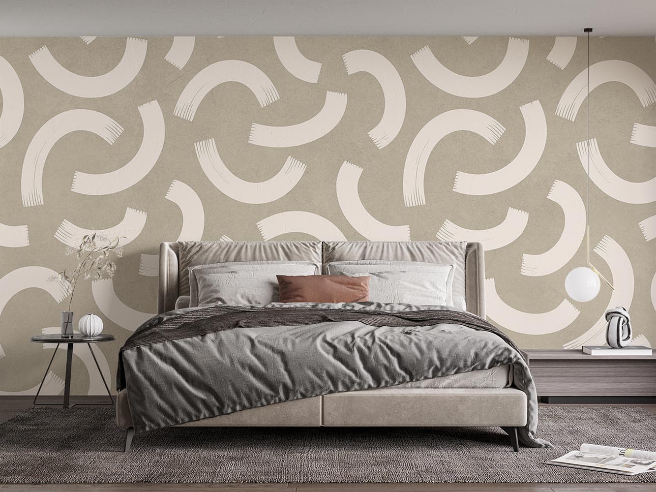 کاغذ دیواری مدرن هنری W10237100