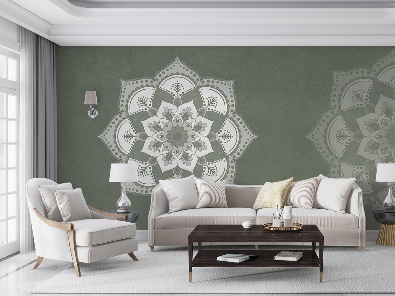 پوستر دیواری ماندالا سنتی W10225600