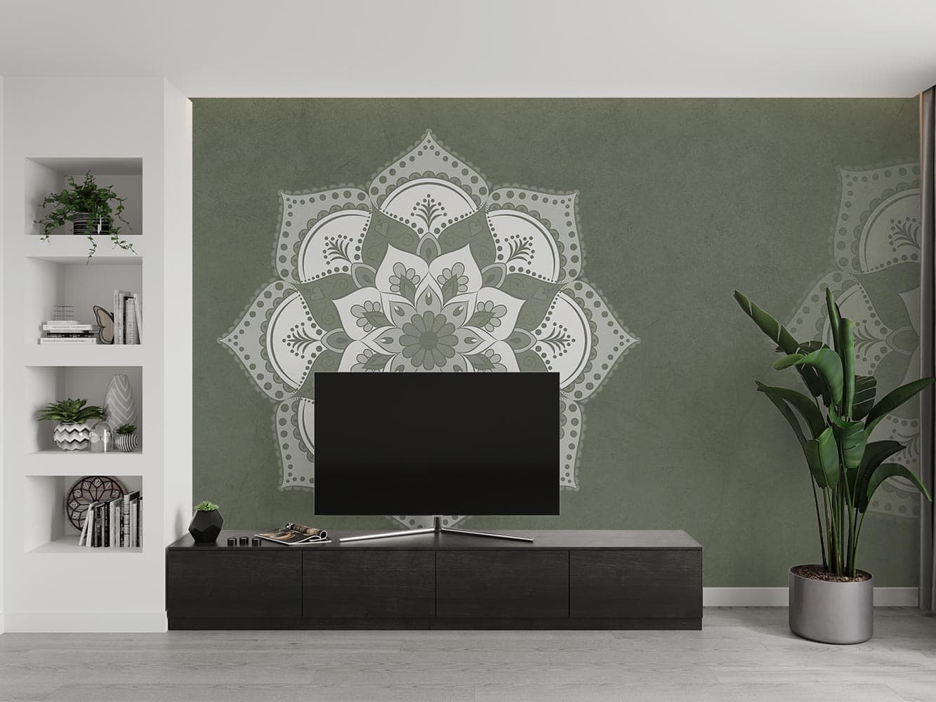 پوستر دیواری ماندالا سنتی W10225600 — تصویر ۲