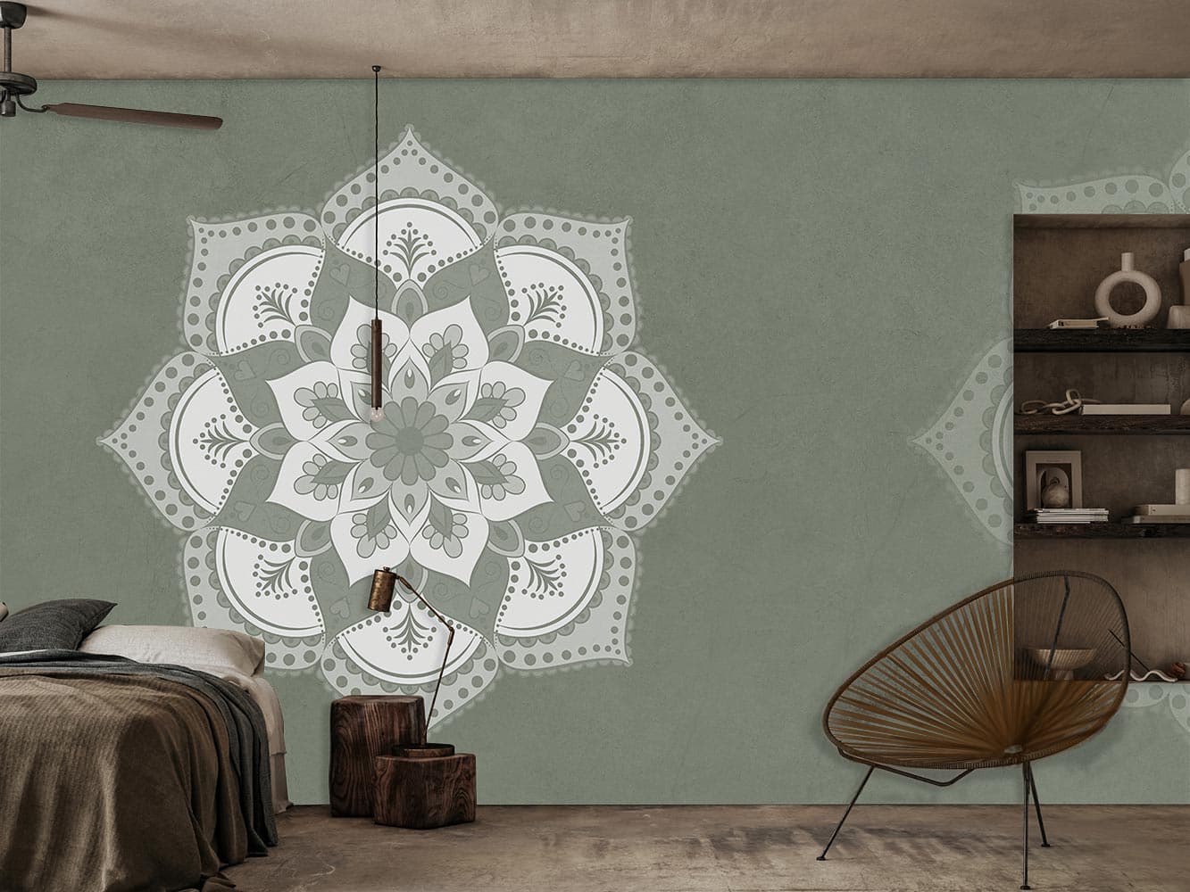 پوستر دیواری ماندالا سنتی W10225600 — تصویر ۳