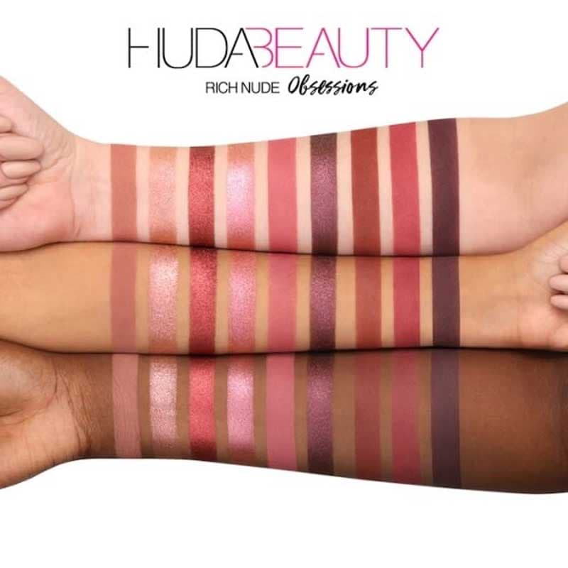 پالت سایه ۹ رنگ نود هدی بیوتی مدل Nude Obsessions — تصویر ۷