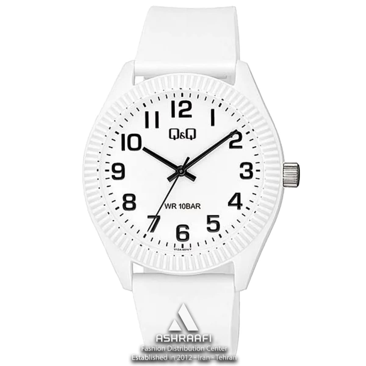 ساعت کیو اند کیو سفید Q&Q V12A-001VY