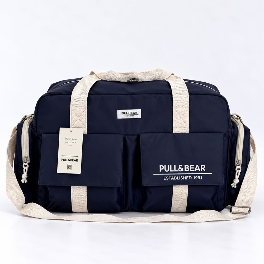 ساک ورزشی پل اند بیر (Pull&Bear) | کتان و ۴ جیب