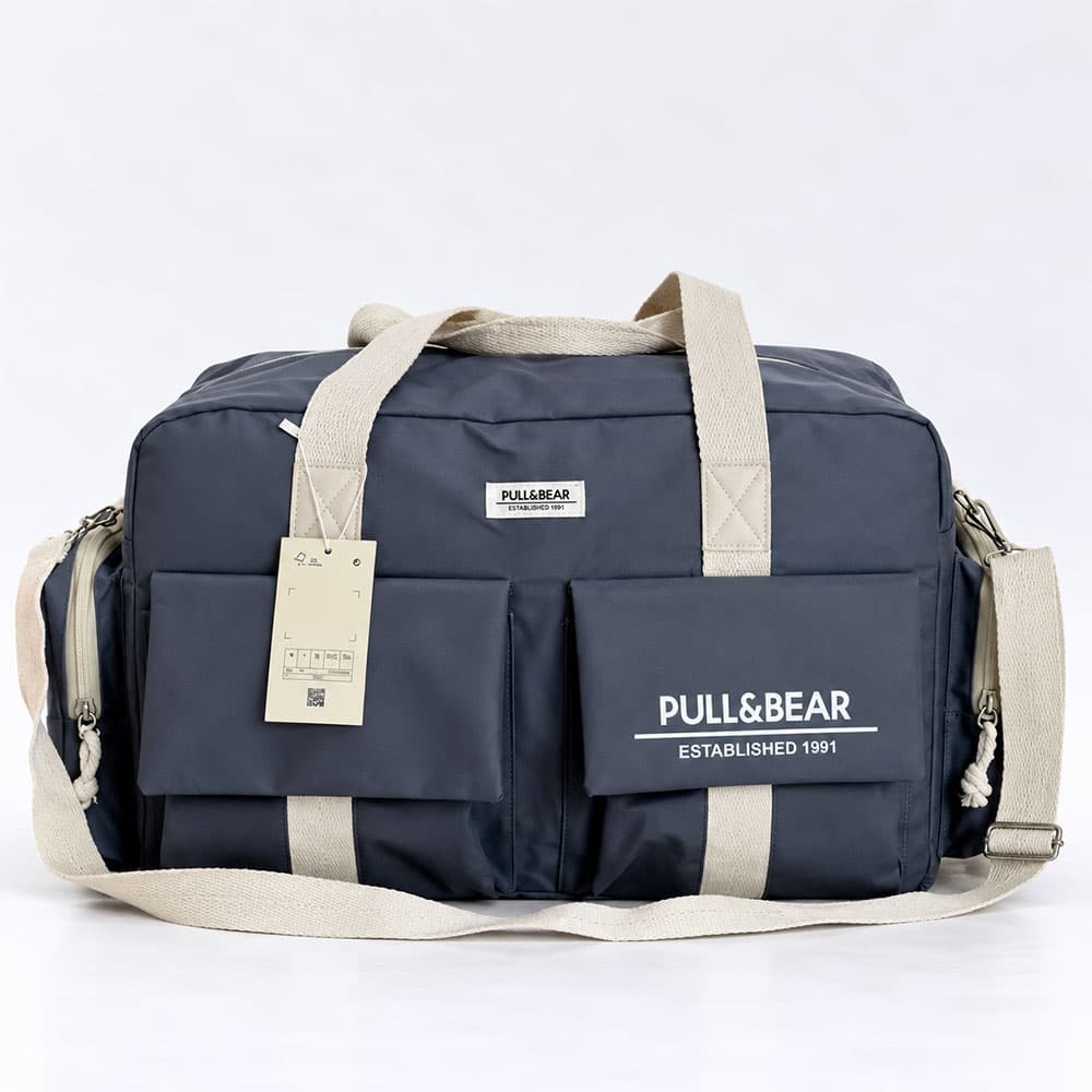 ساک ورزشی پل اند بیر (Pull&Bear) | کتان و ۴ جیب — تصویر ۴