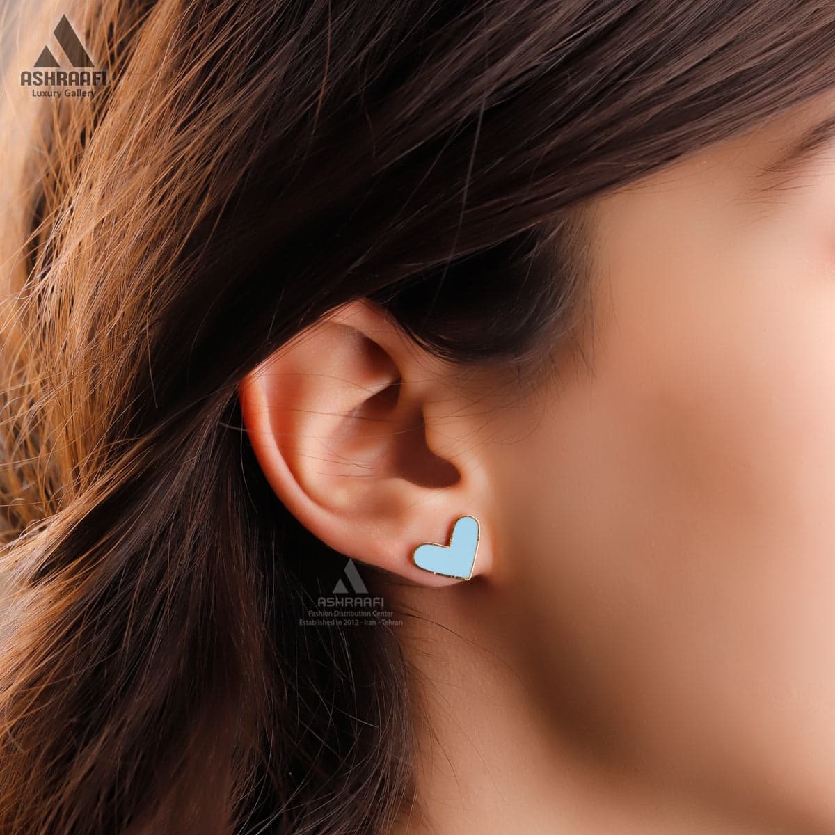 گوشواره طرح قلب Heart Earrings G1 — تصویر ۴