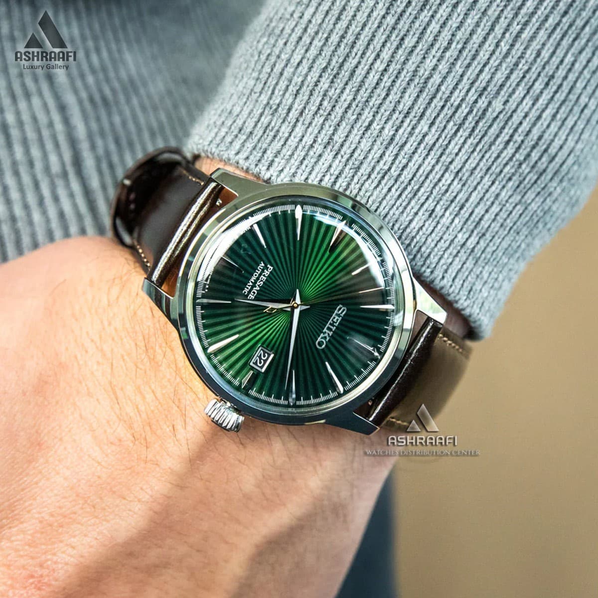 ساعت سیکو بند چرمی Seiko SRPD37J1 — تصویر ۵