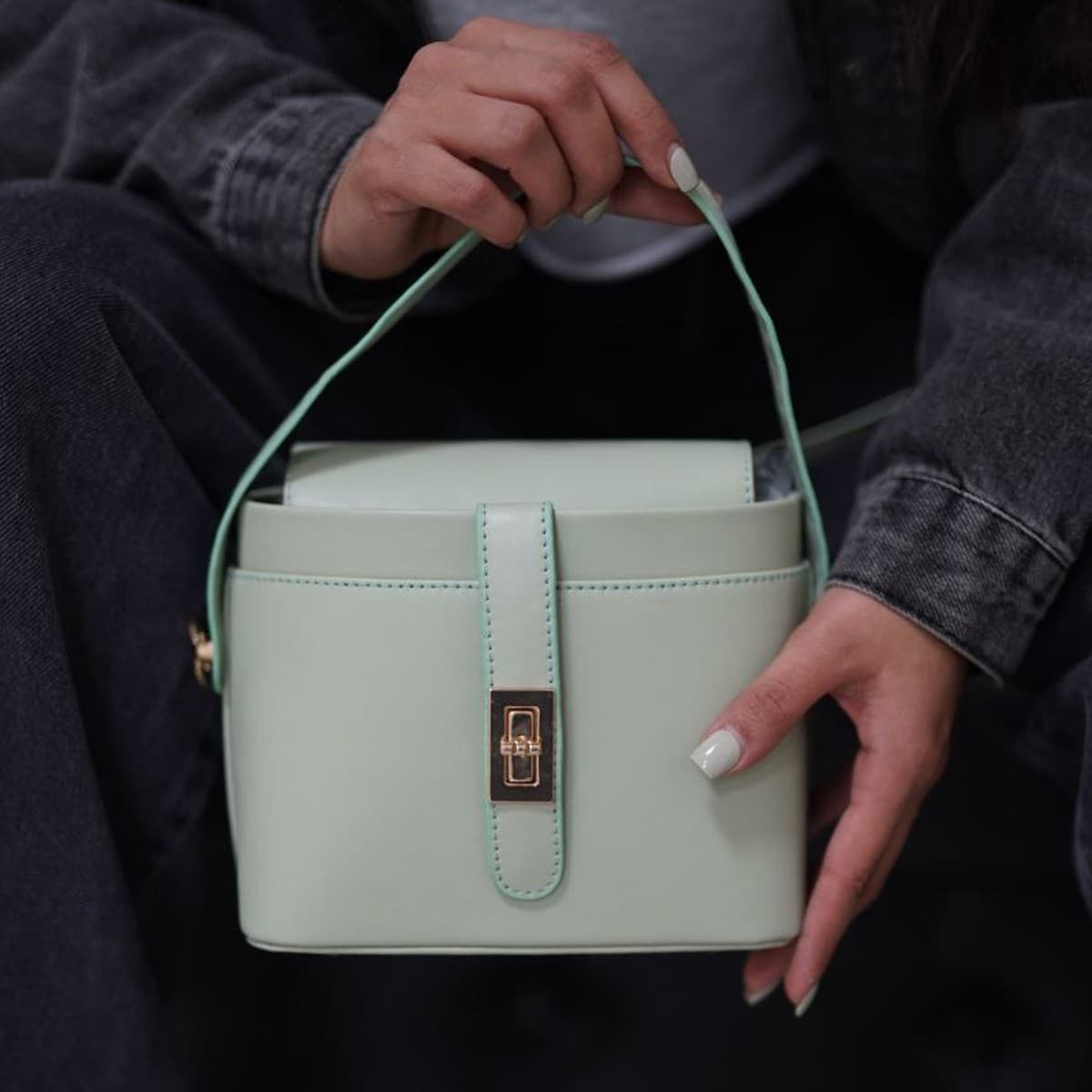 کیف زنانه چرمی Women Shoulder Bag A08 — تصویر ۴