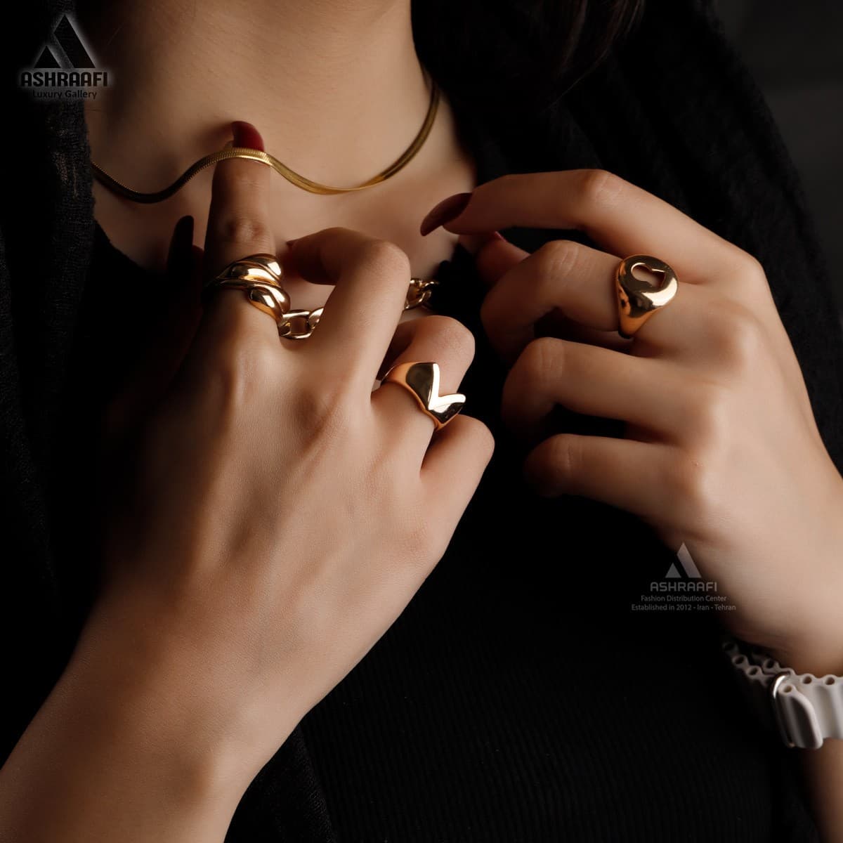 انگشتر عدد هفت Women Ring G04 — تصویر ۳