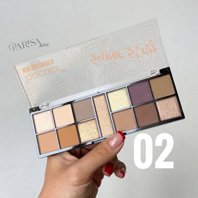 پالت سایه 13 رنگ Topcolor مدل super stay(TC3066) — تصویر ۳