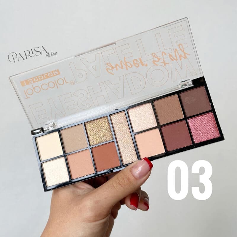 پالت سایه 13 رنگ Topcolor مدل super stay(TC3066) — تصویر ۴