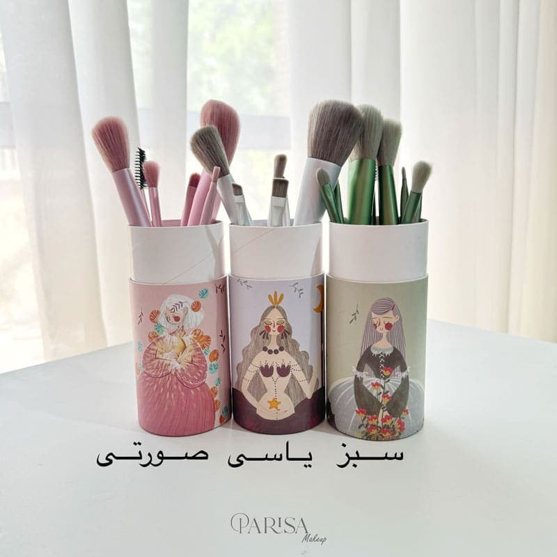 ست براش 8 عددی Sweet Queen مدل استوانه ای — تصویر ۲
