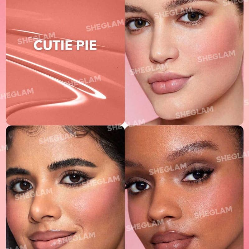 رژگونه مایع color bloom شیگلم SHEGLAM مدل Cutie Pie — تصویر ۳