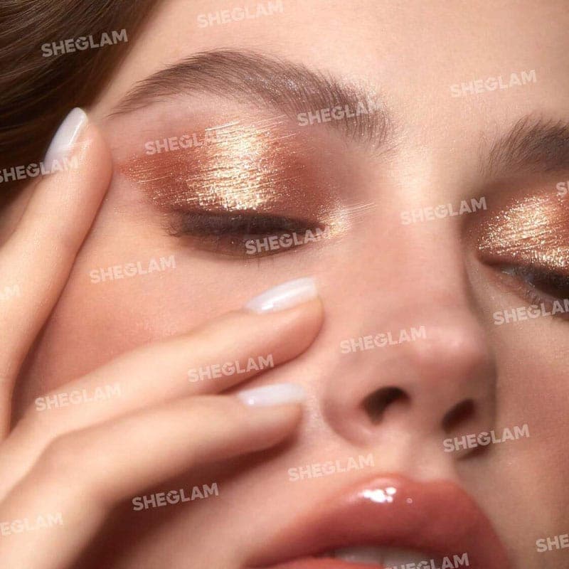 تاپر سایه چشم شاین شیگلم Sheglam مدل Gleam Chaser رنگ Brown Suger — تصویر ۴