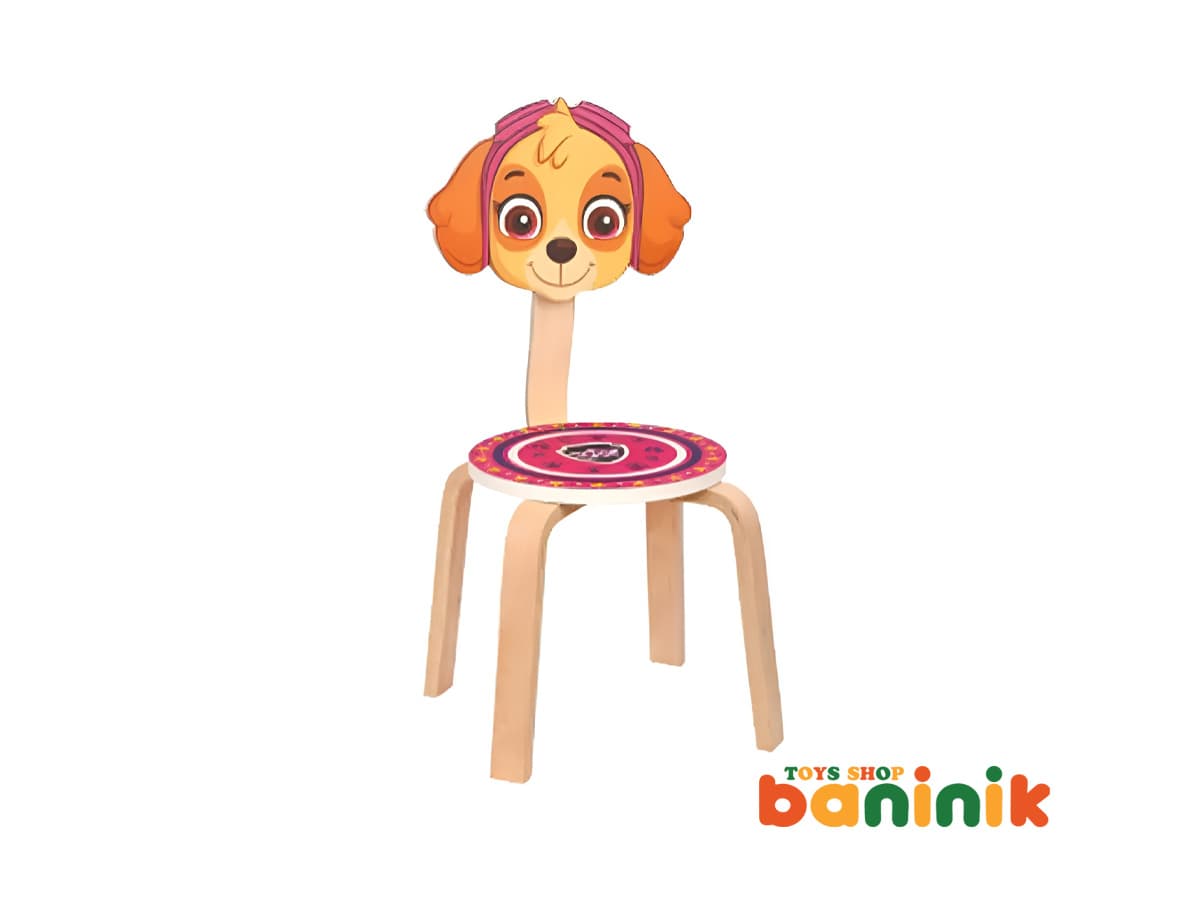 صندلی چوبی کودک پیکاردو طرح اسکای