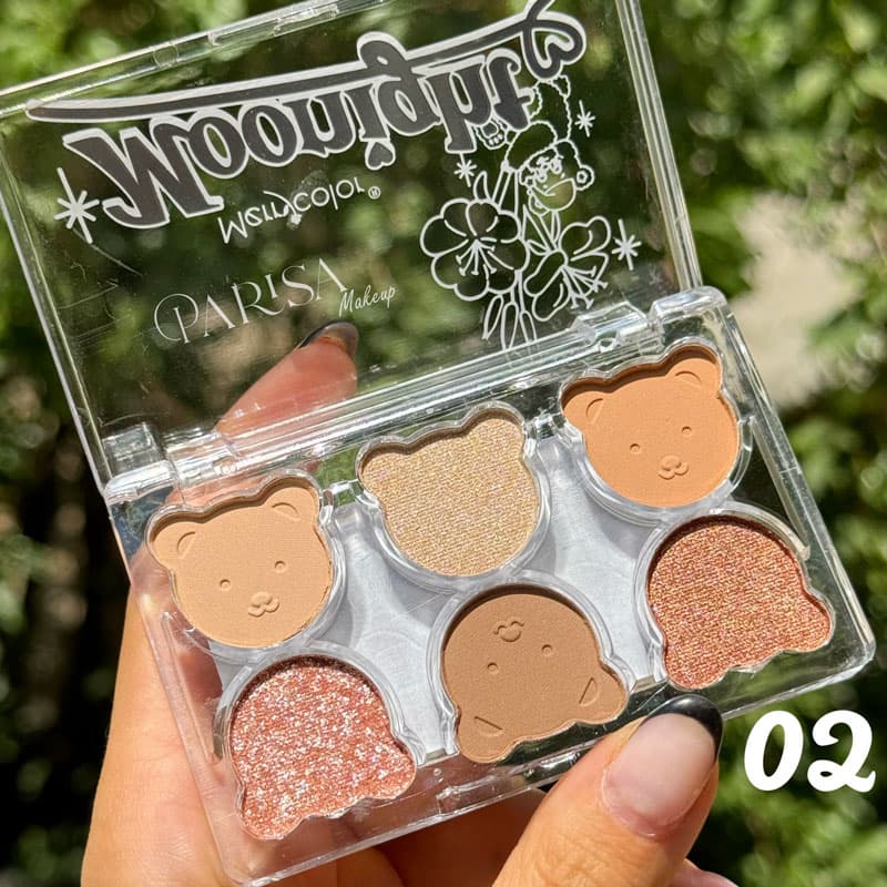 پالت سایه 6 رنگ Merry Color مدل Moonlight — تصویر ۳