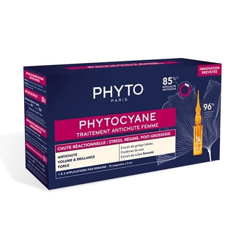 سرم ضدریزش مو فیتو مدل phytocyane Women حجم 5 میلی لیتر بسته 12 عددی