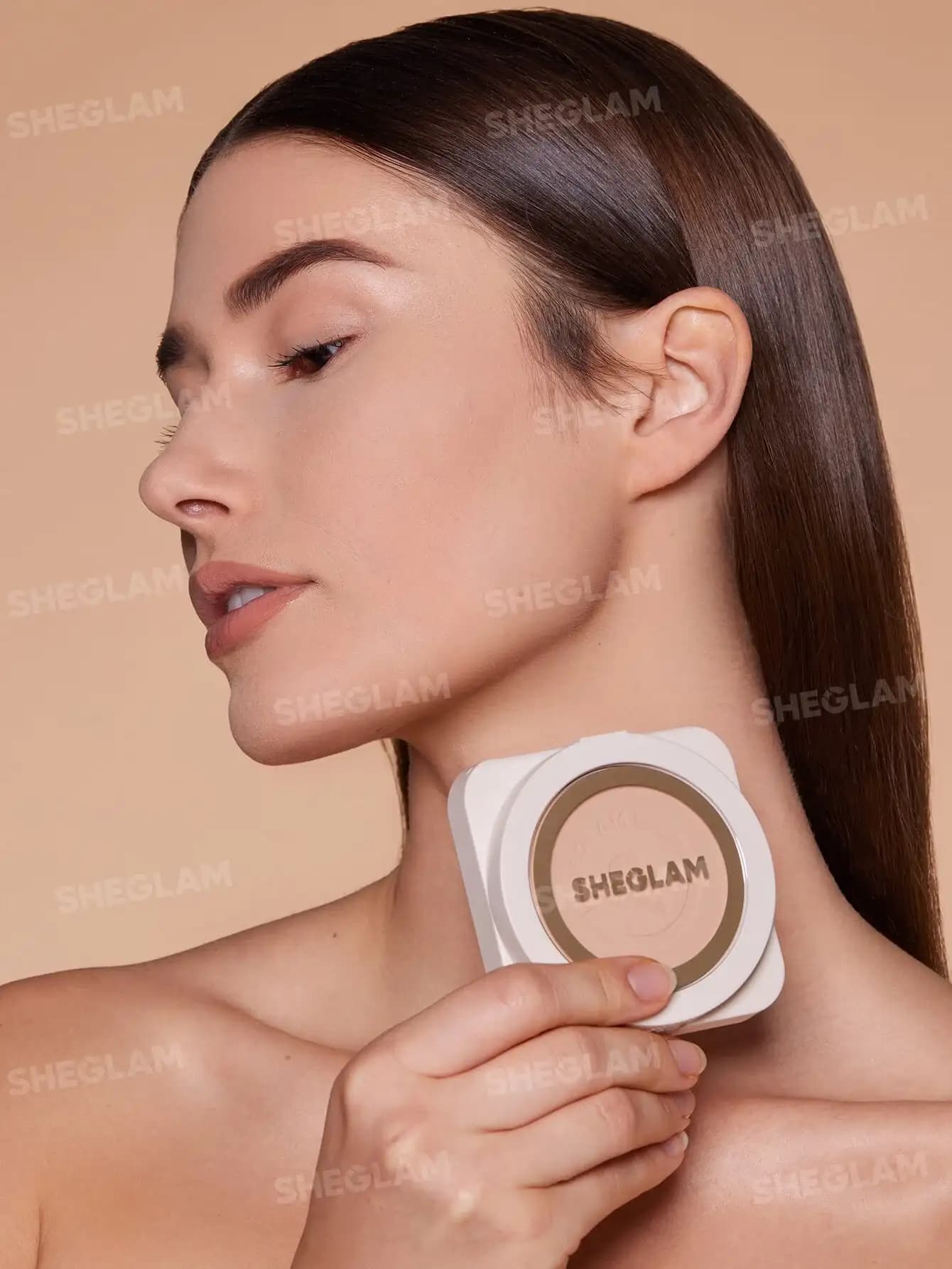 پنکیک کرم پودری شیگلم رنگ Shell — تصویر ۸
