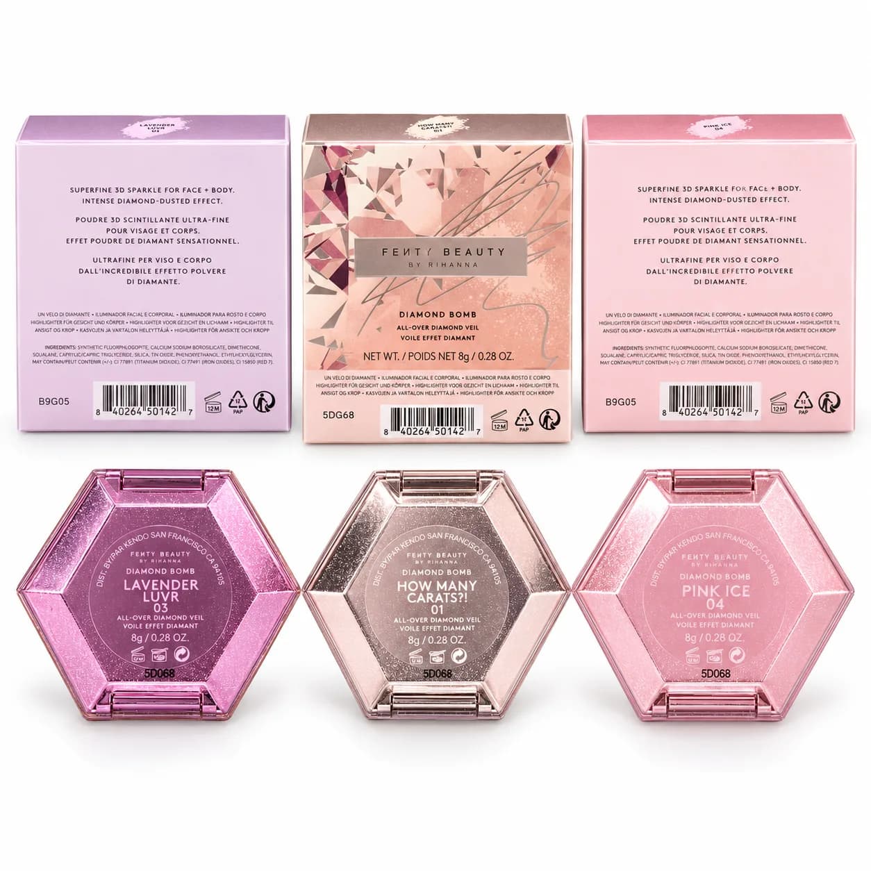 هایلایتر فنتی بیوتی Fenty Beauty مدل Diamond Bomb — تصویر ۳