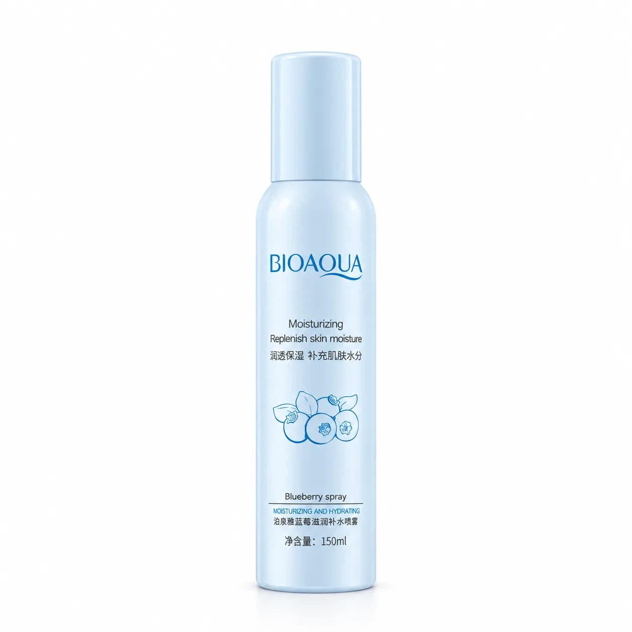 اسپری آبرسان صورت بلوبری بیوآکوا BIOAQUA حجم 150 میلی لیتر