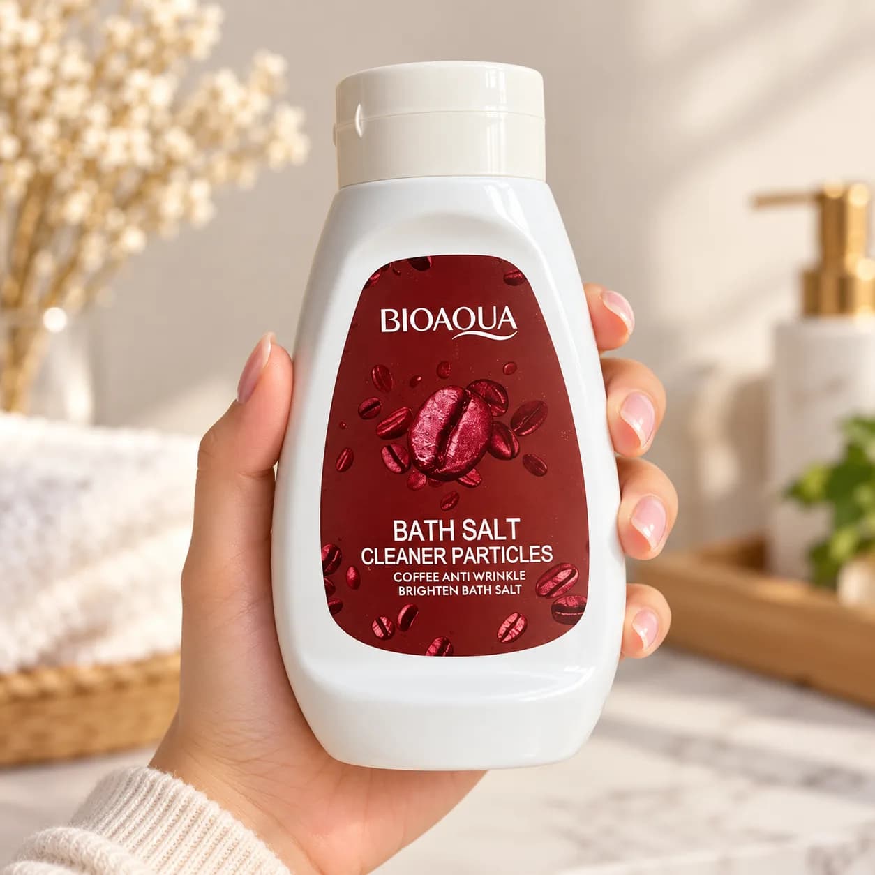 اسکراب و نمک بدن قهوه بیوآکوا Bioaqua وزن 430 گرم — تصویر ۳