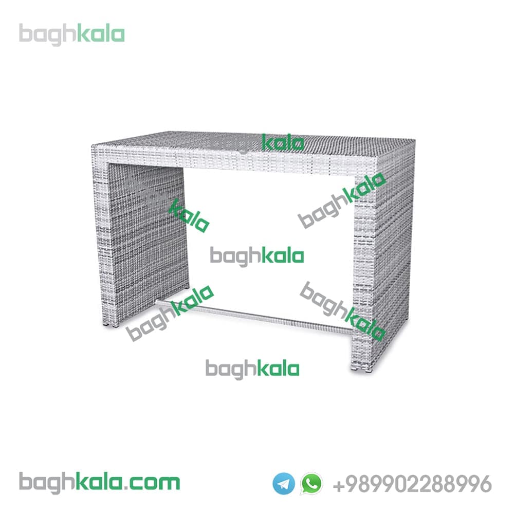 میز حصیری مستطیل ژربرا